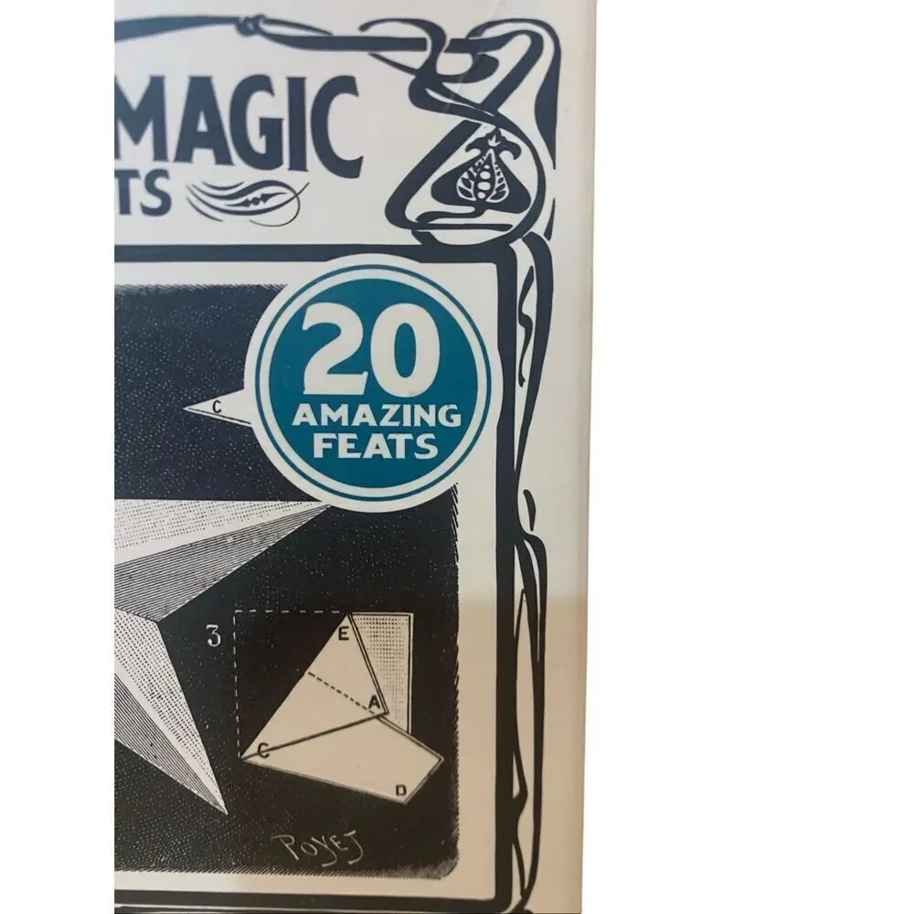 NWT Marvin’s Magic Presents Origami paper magic 20 amazing Feats